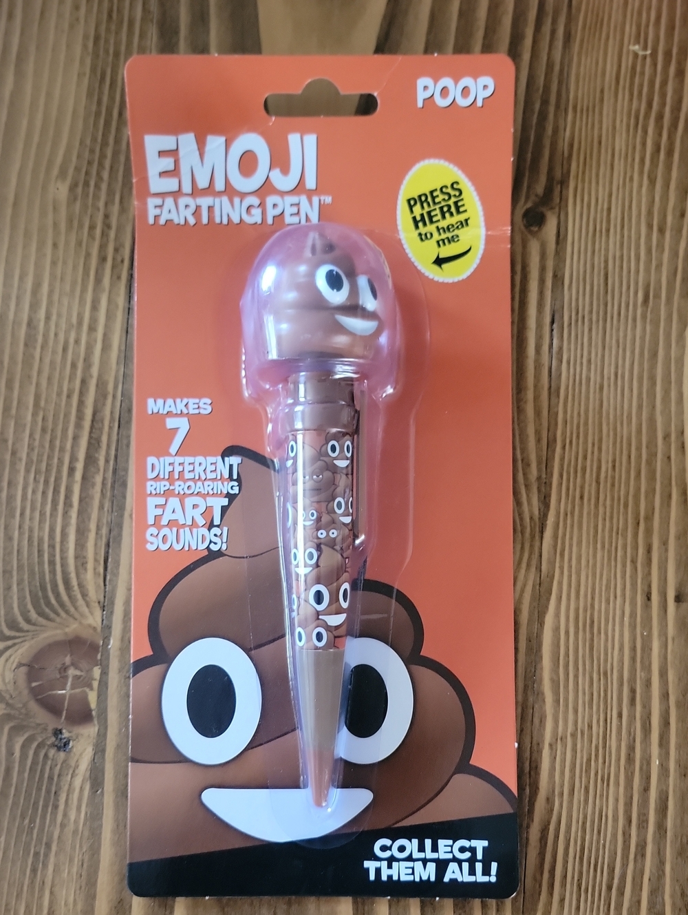 Poop Farting Pen - Brown Novelty Pen